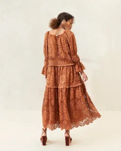 Loeffler Randall Antoinette Tiered Lace Dress| FOR THE GUESTS|FOR THE BRIDE