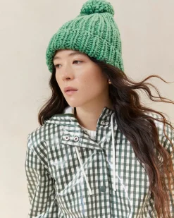 Loeffler Randall Ava Knit Pompom Hat| Accessories