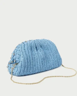 Loeffler Randall Bailey Pleated Dome Clutch| SOMETHING BLUE|FOR THE BRIDE