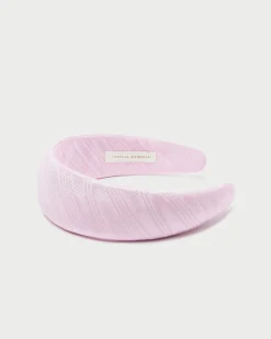 Loeffler Randall Bellamy Pink Moiré Puffy Headband| Accessories