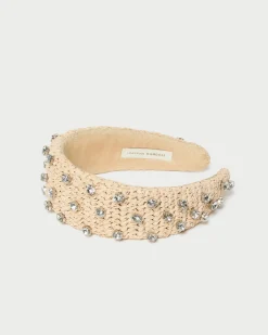 Loeffler Randall Bellamy Pink Moiré Puffy Headband| Accessories