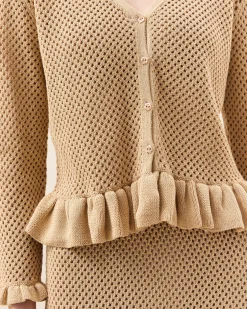 Loeffler Randall Birdie Butter Cardigan| FOR THE GUESTS|Matching Sets