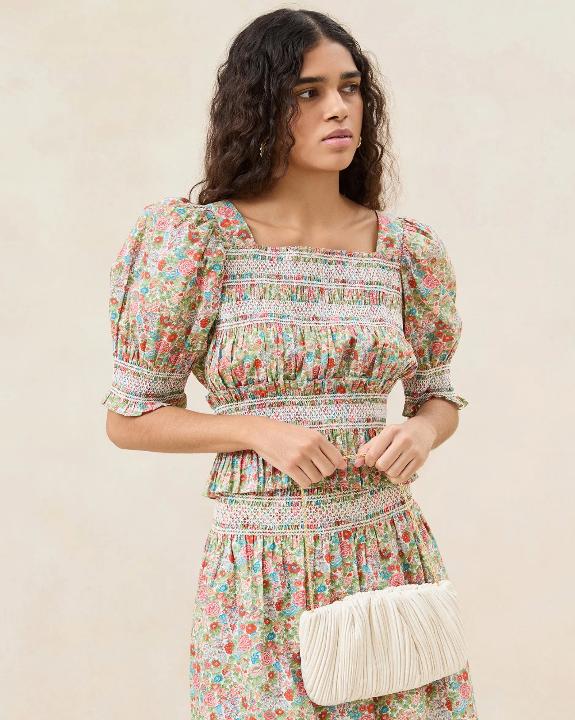 Loeffler Randall Brit Pleated Clutch| Clutches