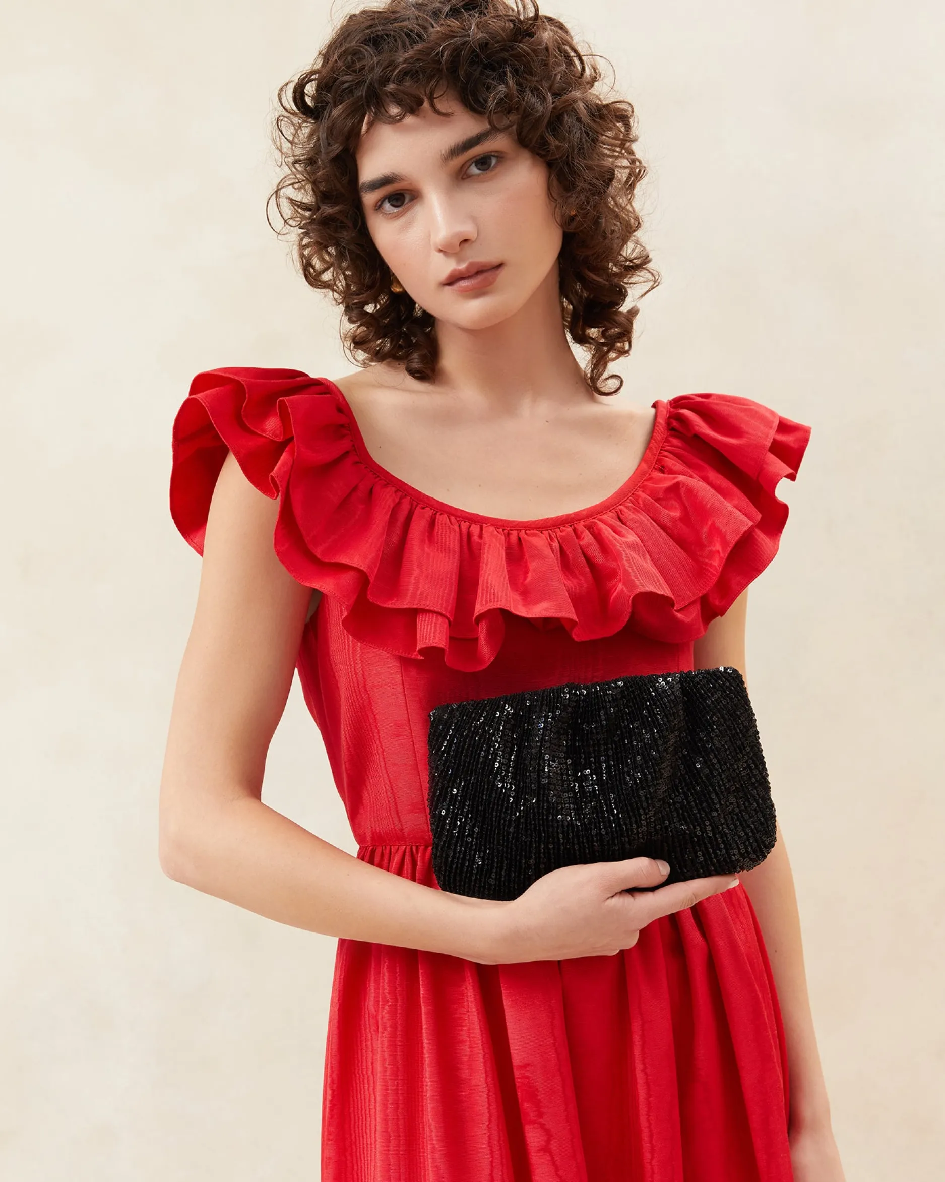 Loeffler Randall Brit Pleated Clutch| Clutches