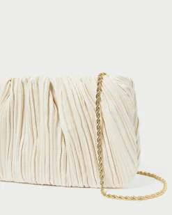 Loeffler Randall Brit Lamé Pleated Clutch| Clutches