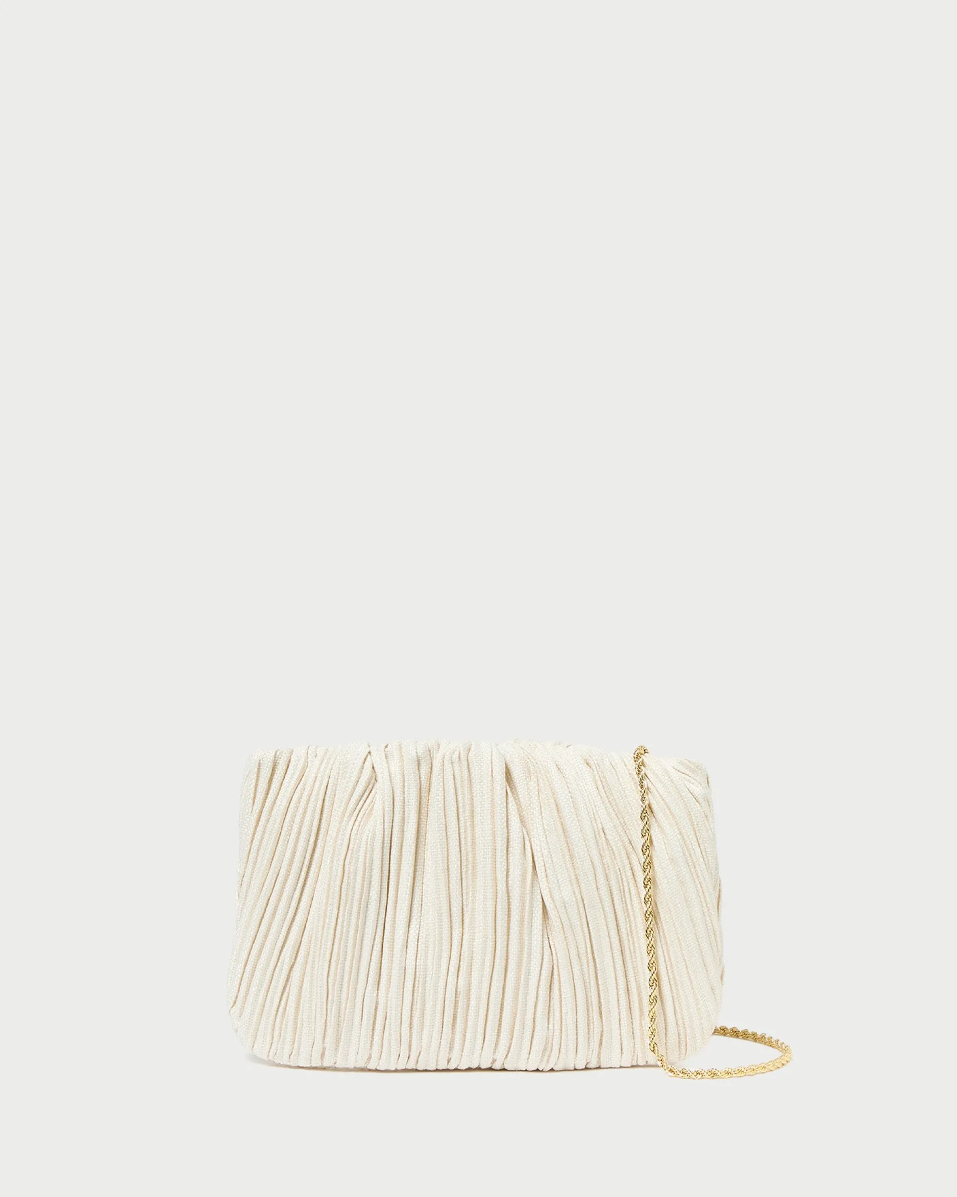 Loeffler Randall Brit Flat Pleated Clutch| SOMETHING BLUE|Clutches