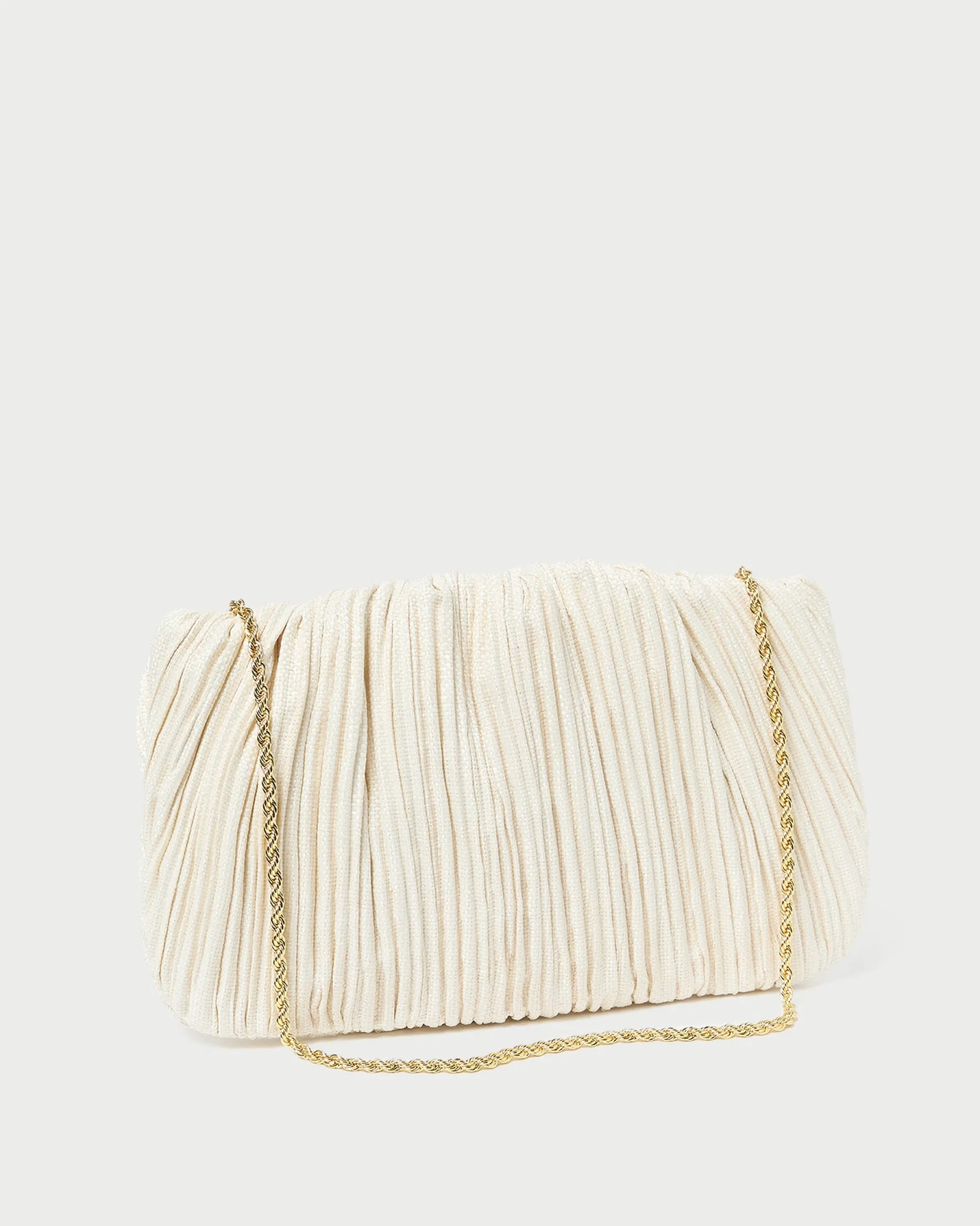 Loeffler Randall Brit Flat Pleated Clutch| SOMETHING BLUE|Clutches