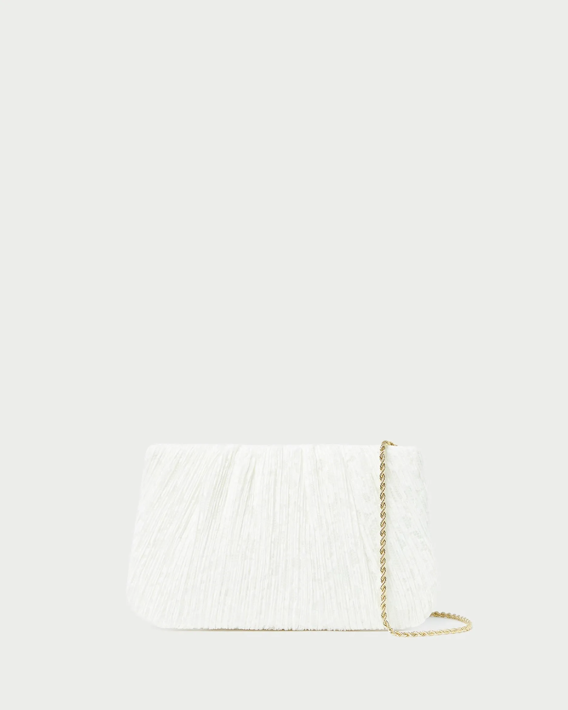 Loeffler Randall Brit Flat Pleated Clutch| SOMETHING BLUE|Clutches