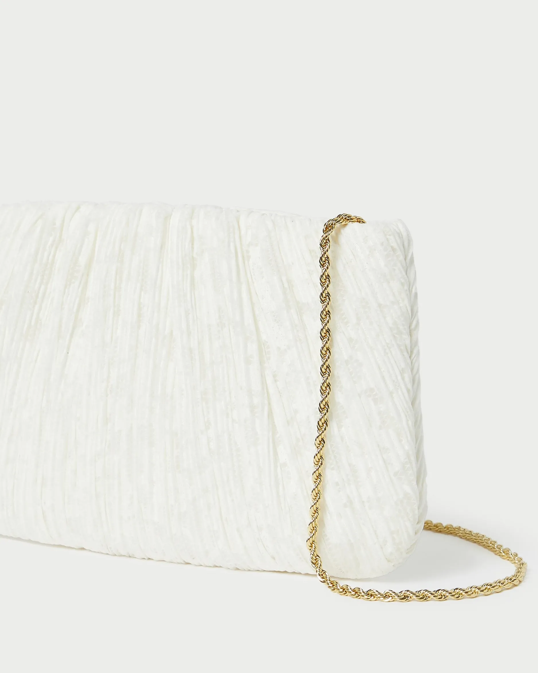 Loeffler Randall Brit Flat Pleated Clutch| SOMETHING BLUE|Clutches