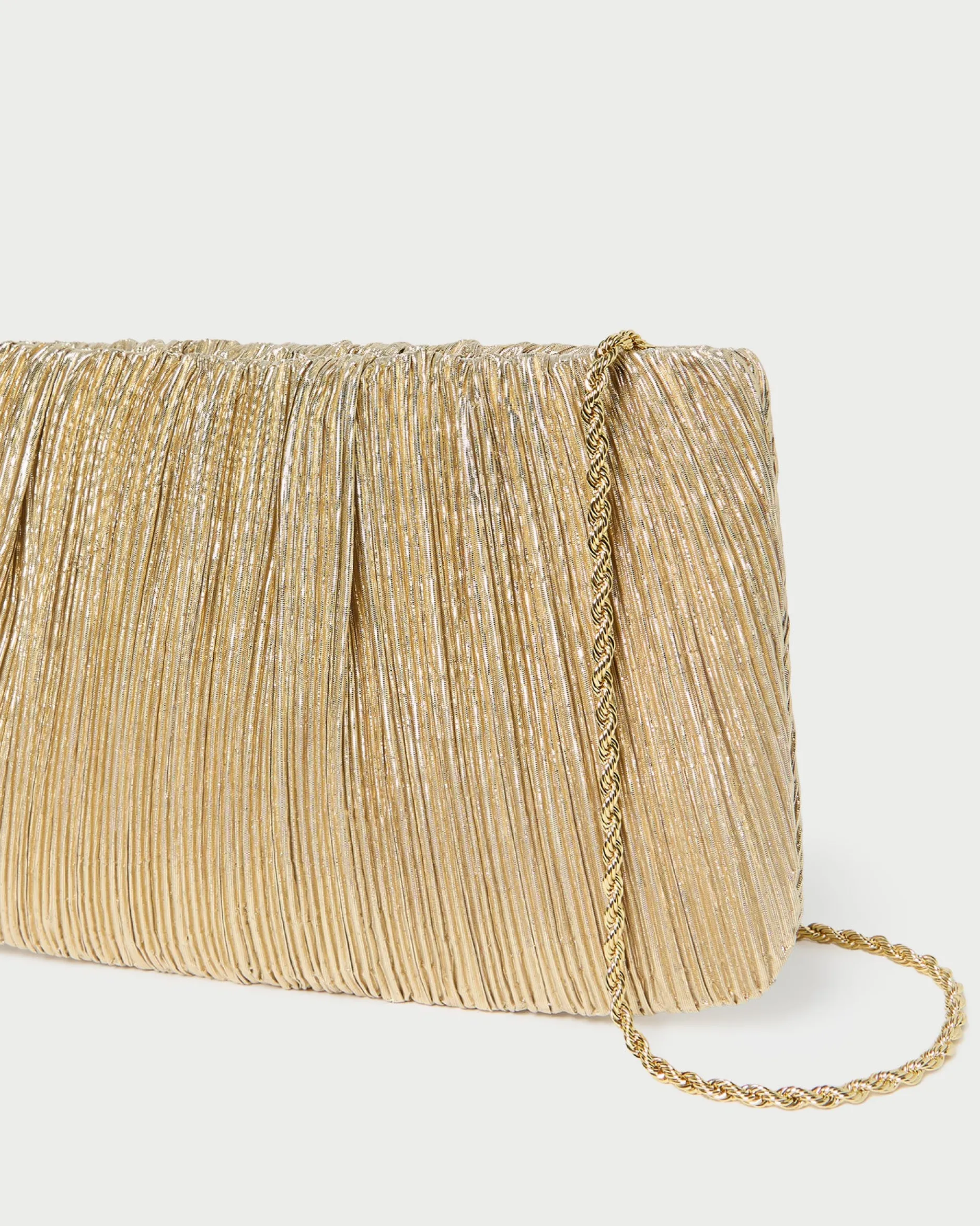 Loeffler Randall Brit Flat Pleated Clutch| SOMETHING BLUE|Clutches