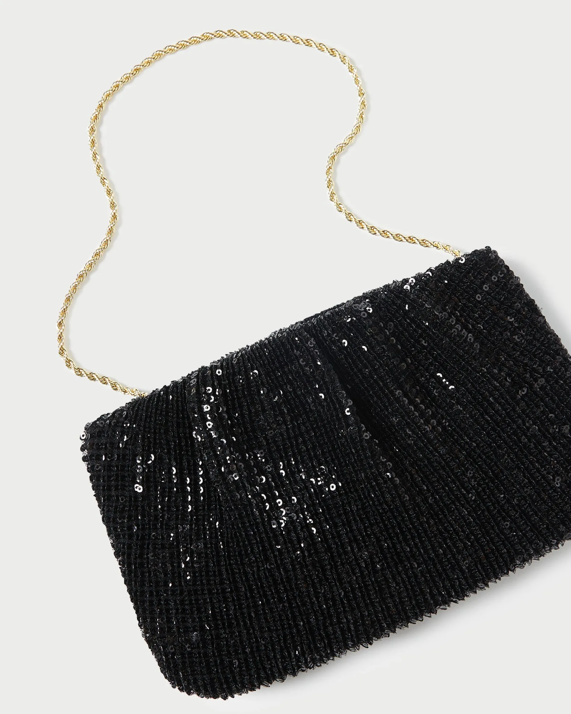 Loeffler Randall Brit Flat Pleated Clutch| SOMETHING BLUE|Clutches