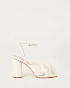 Loeffler Randall Camellia Pleated Bow Heel| FOR THE GUESTS|FOR THE BRIDE