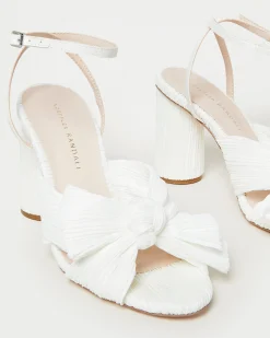 Loeffler Randall Camellia Pleated Bow Heel| FOR THE GUESTS|FOR THE BRIDE
