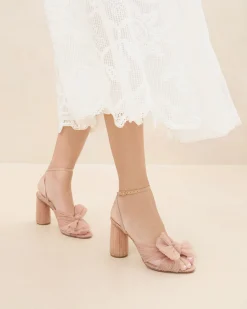 Loeffler Randall Camellia Pleated Bow Heel| FOR THE GUESTS|FOR THE BRIDE