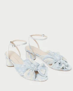 Loeffler Randall Dahlia Blue Floral Bow Heel| SOMETHING BLUE|FOR THE BRIDE