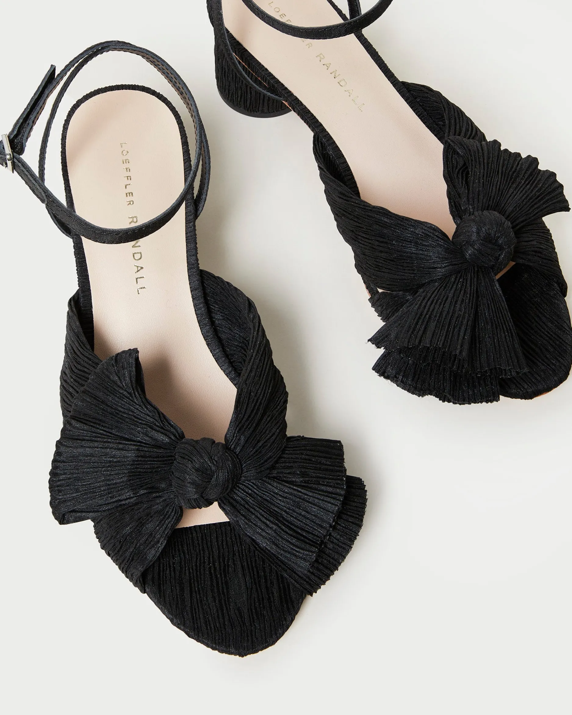 Loeffler Randall Dahlia Pleated Bow Heel| FOR THE GUESTS|FOR THE BRIDE