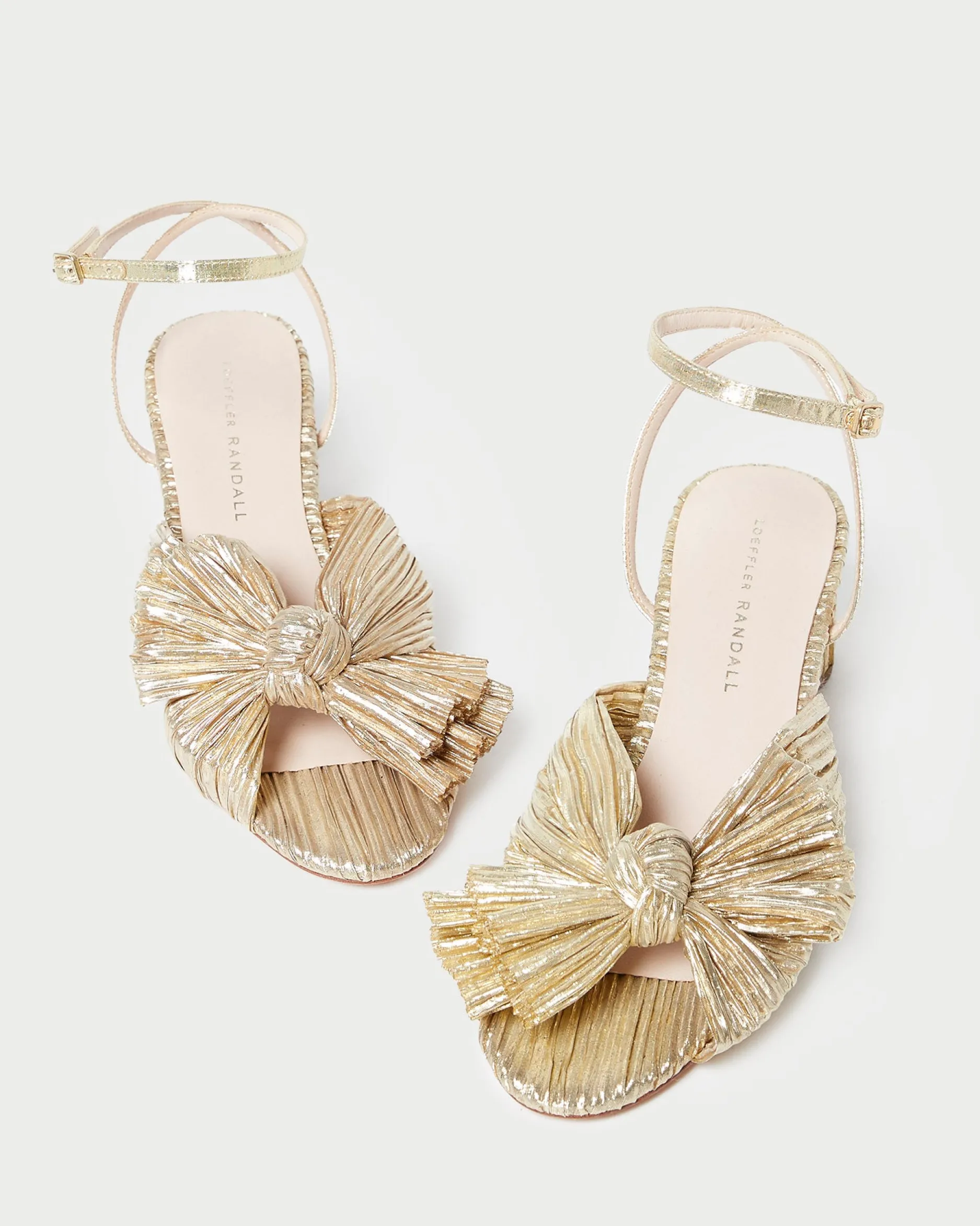 Loeffler Randall Dahlia Pleated Bow Heel| FOR THE GUESTS|FOR THE BRIDE