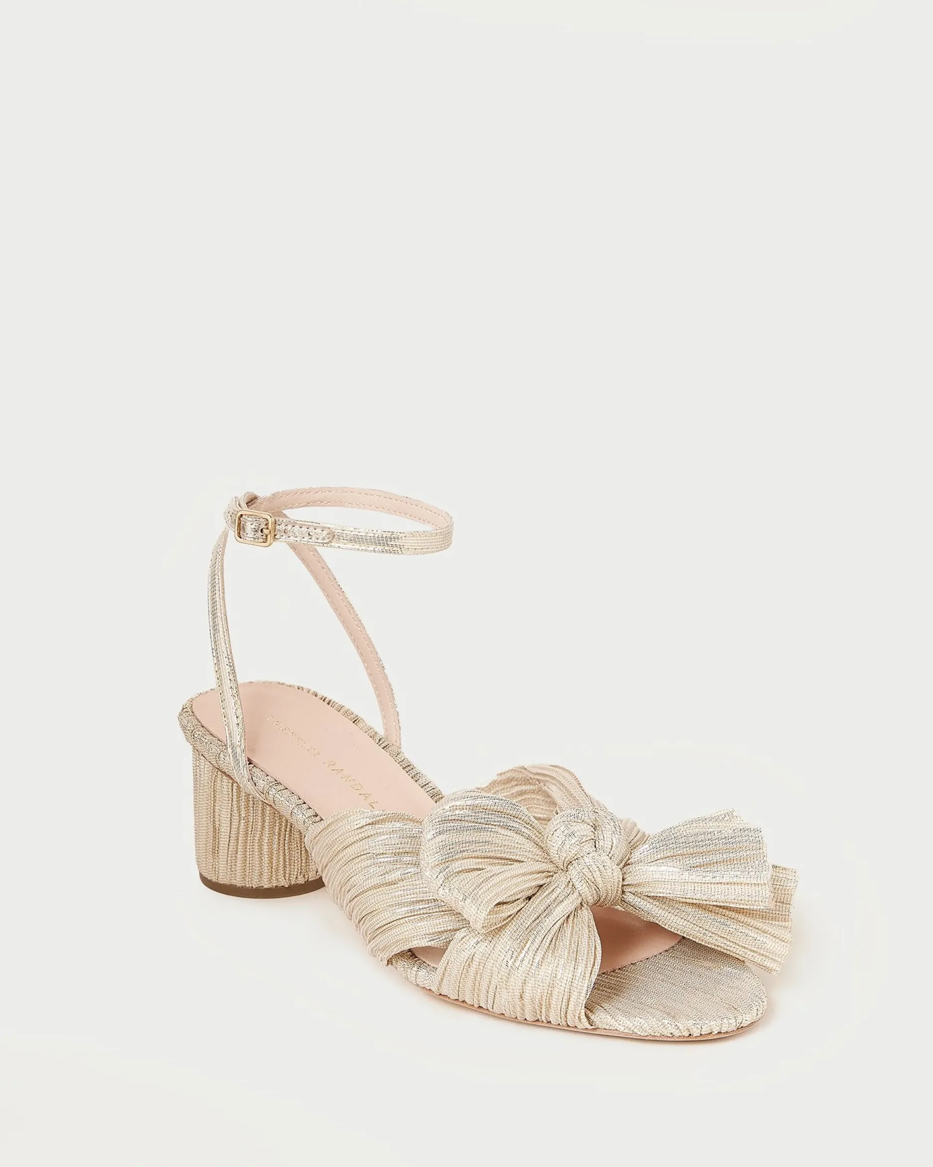 Loeffler Randall Dahlia Pleated Bow Heel| FOR THE GUESTS|FOR THE BRIDE