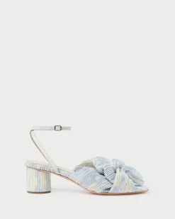 Loeffler Randall Dahlia White Lace Bow Heel| SOMETHING BLUE|FOR THE BRIDE