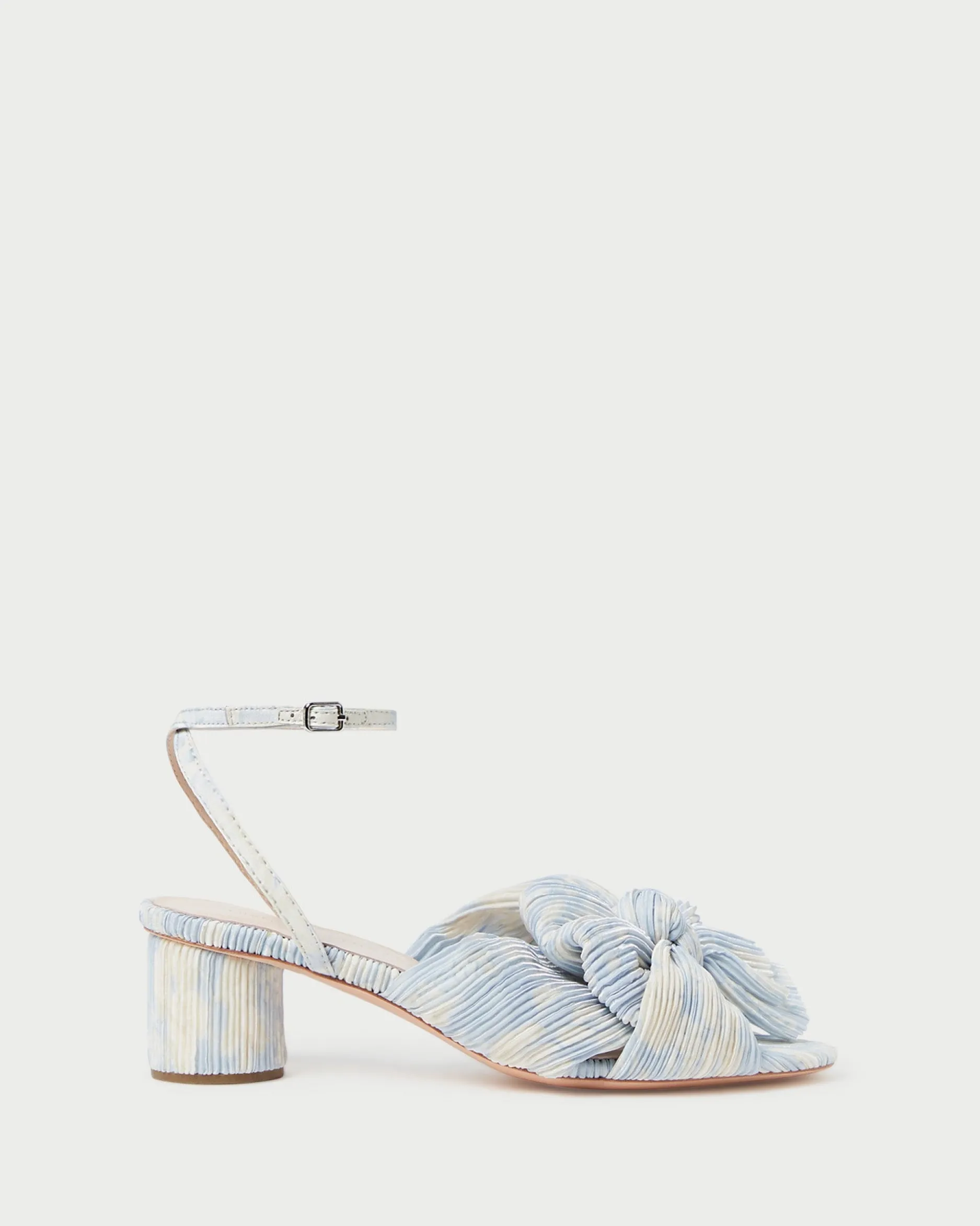 Loeffler Randall Dahlia White Lace Bow Heel| SOMETHING BLUE|FOR THE BRIDE