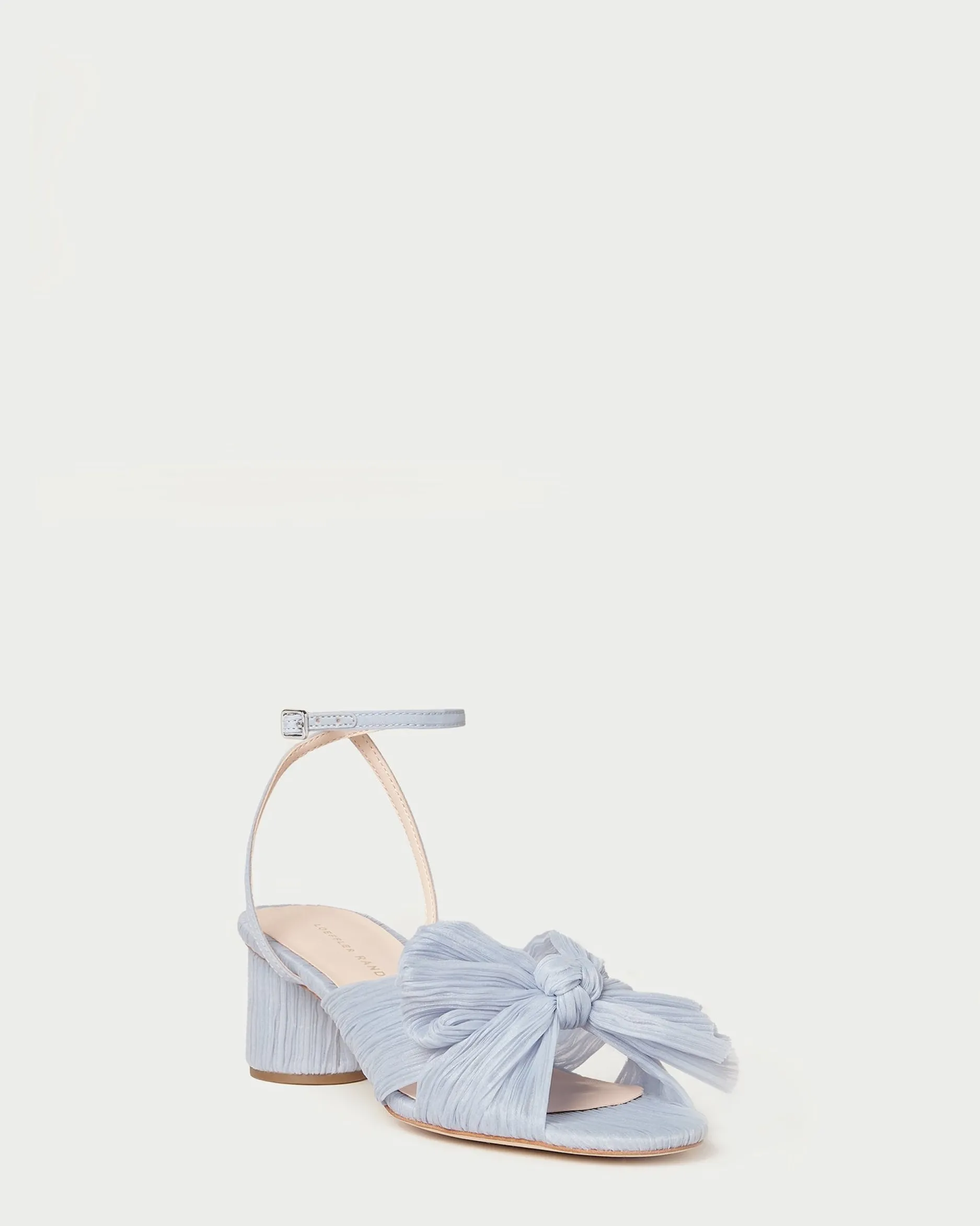 Loeffler Randall Dahlia White Lace Bow Heel| SOMETHING BLUE|FOR THE BRIDE