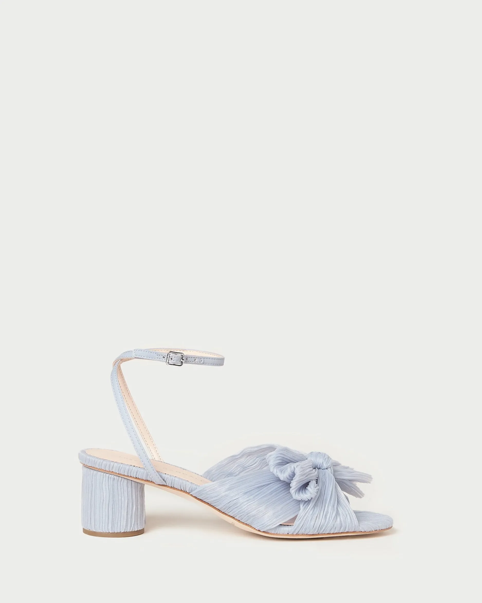 Loeffler Randall Dahlia White Lace Bow Heel| SOMETHING BLUE|FOR THE BRIDE