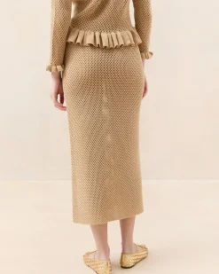 Loeffler Randall Delia Butter Crochet Skirt| FOR THE GUESTS|Matching Sets