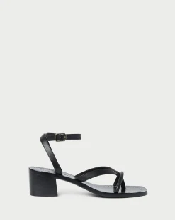 Loeffler Randall Eloise Leather Heeled Sandal| Casual Staples|Heeled Sandals