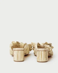 Loeffler Randall Emilia Pleated Bow Heel| FOR THE GUESTS|FOR THE BRIDE