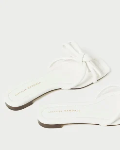 Loeffler Randall Hadley Leather Bow Sandal| SOMETHING BLUE|FOR THE BRIDE