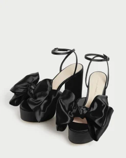 Loeffler Randall Kiki Satin Platform Sandal| Heeled Sandals