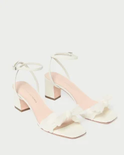 Loeffler Randall Kimora Pleated Bow Heel| Event Essentials|Heeled Sandals