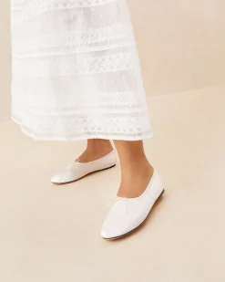 Loeffler Randall Landon Satin Ballet Flat| SOMETHING BLUE|FOR THE BRIDE
