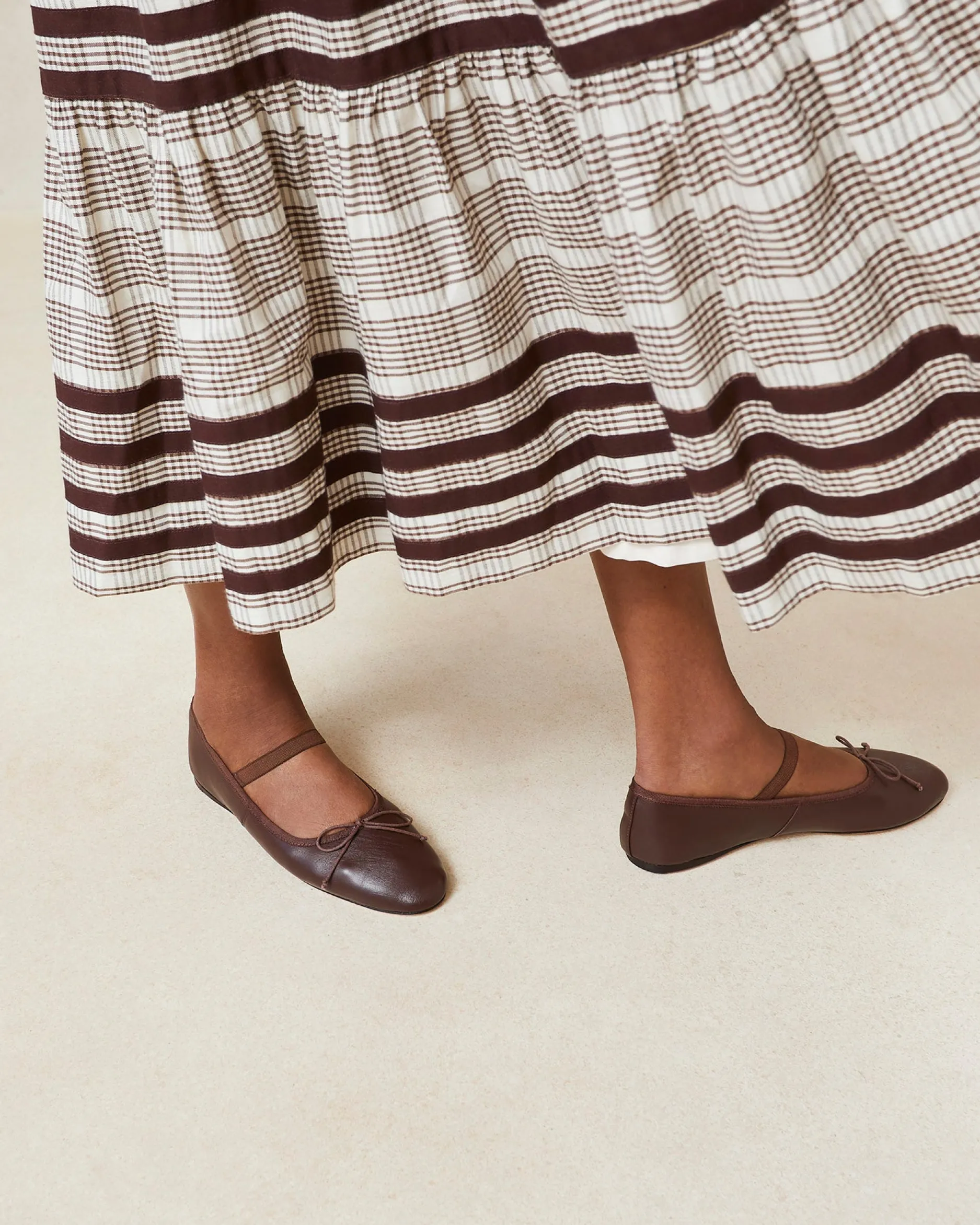 Loeffler Randall Leonie Caramel/Crystal Ballet Flat| FOR THE BRIDE|Casual Staples