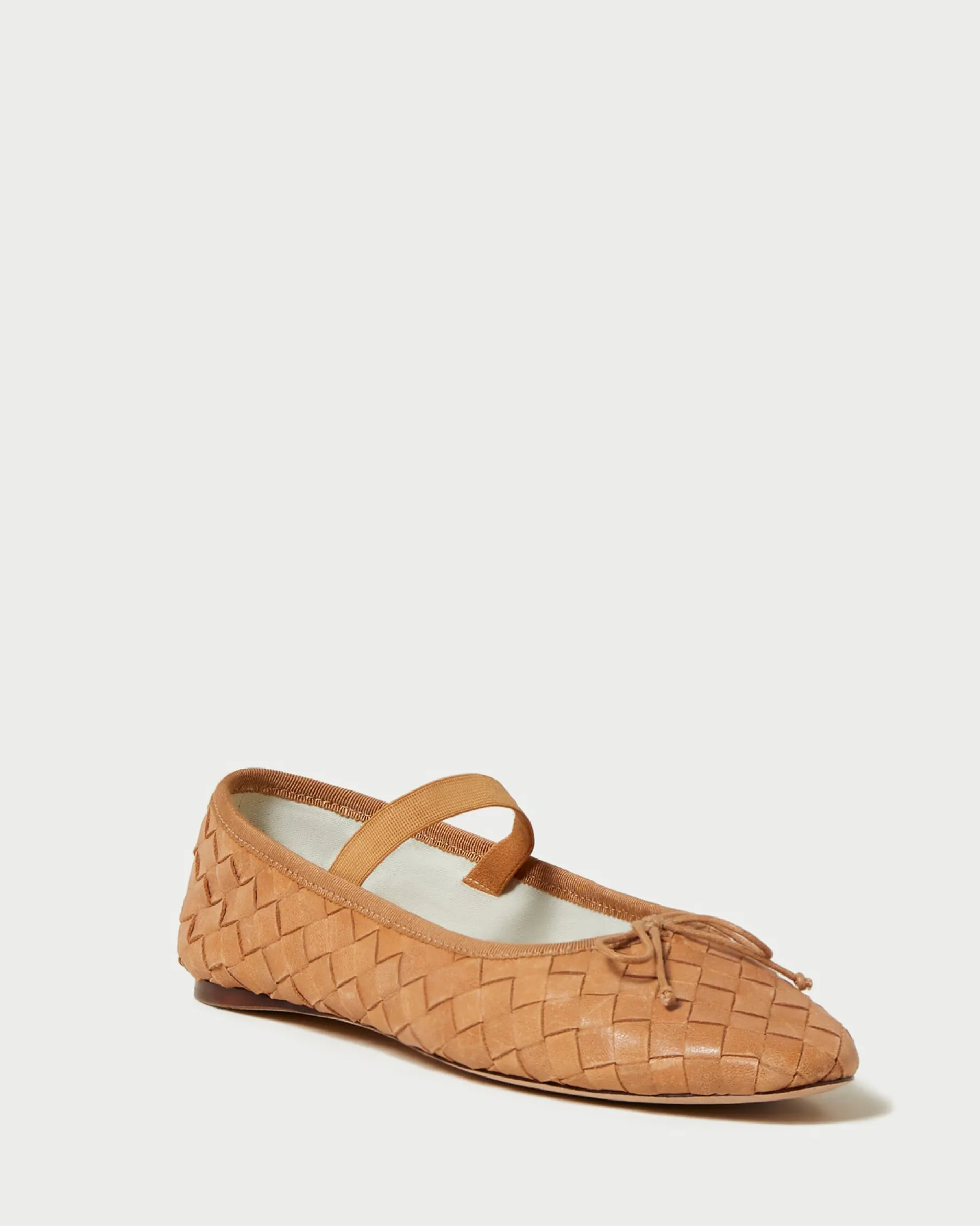 Loeffler Randall Leonie Caramel/Crystal Ballet Flat| FOR THE BRIDE|Casual Staples