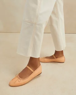 Loeffler Randall Leonie Caramel/Crystal Ballet Flat| FOR THE BRIDE|Casual Staples