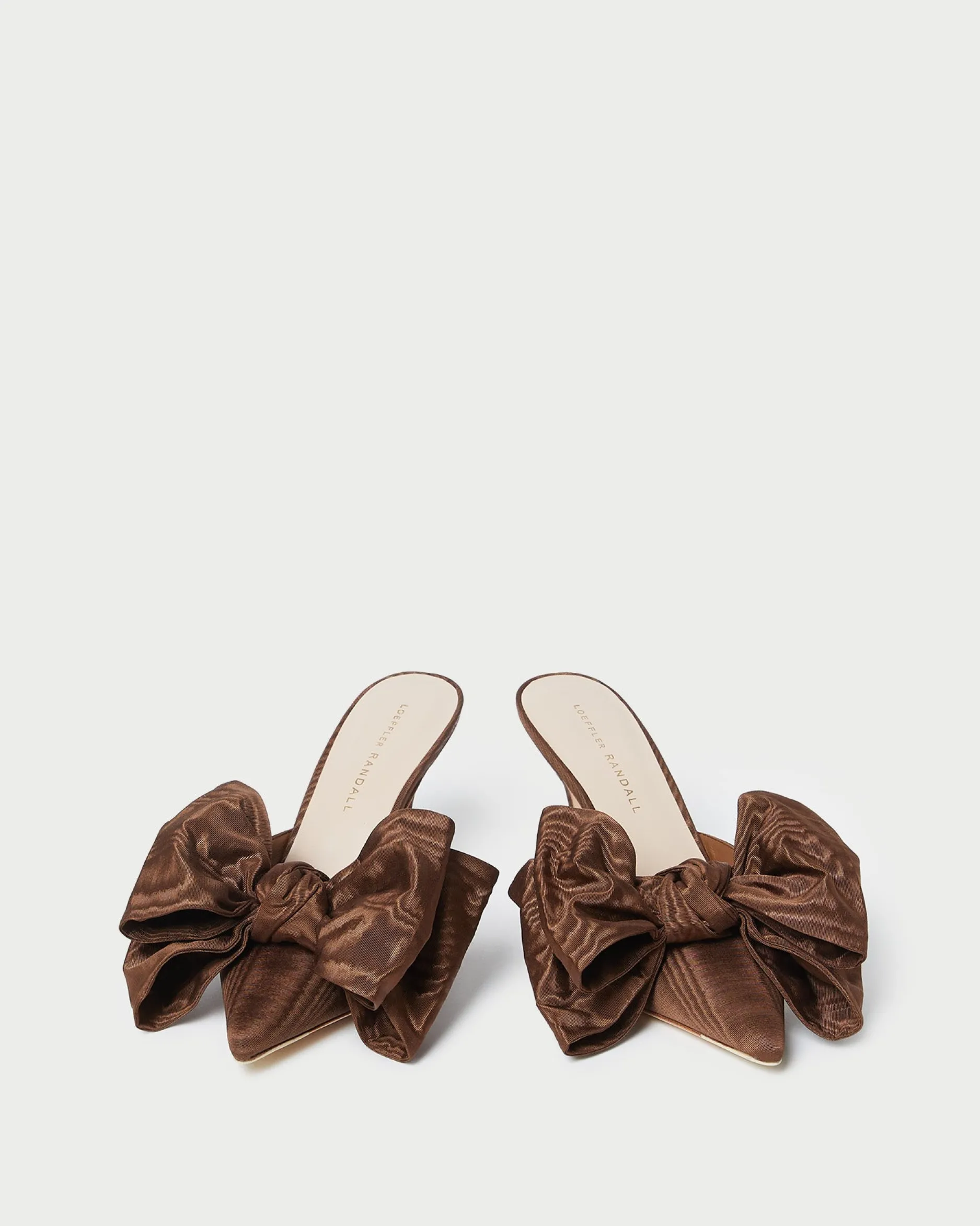 Loeffler Randall Margot Moiré Bow Mule| FOR THE BRIDE|Pumps & Mules