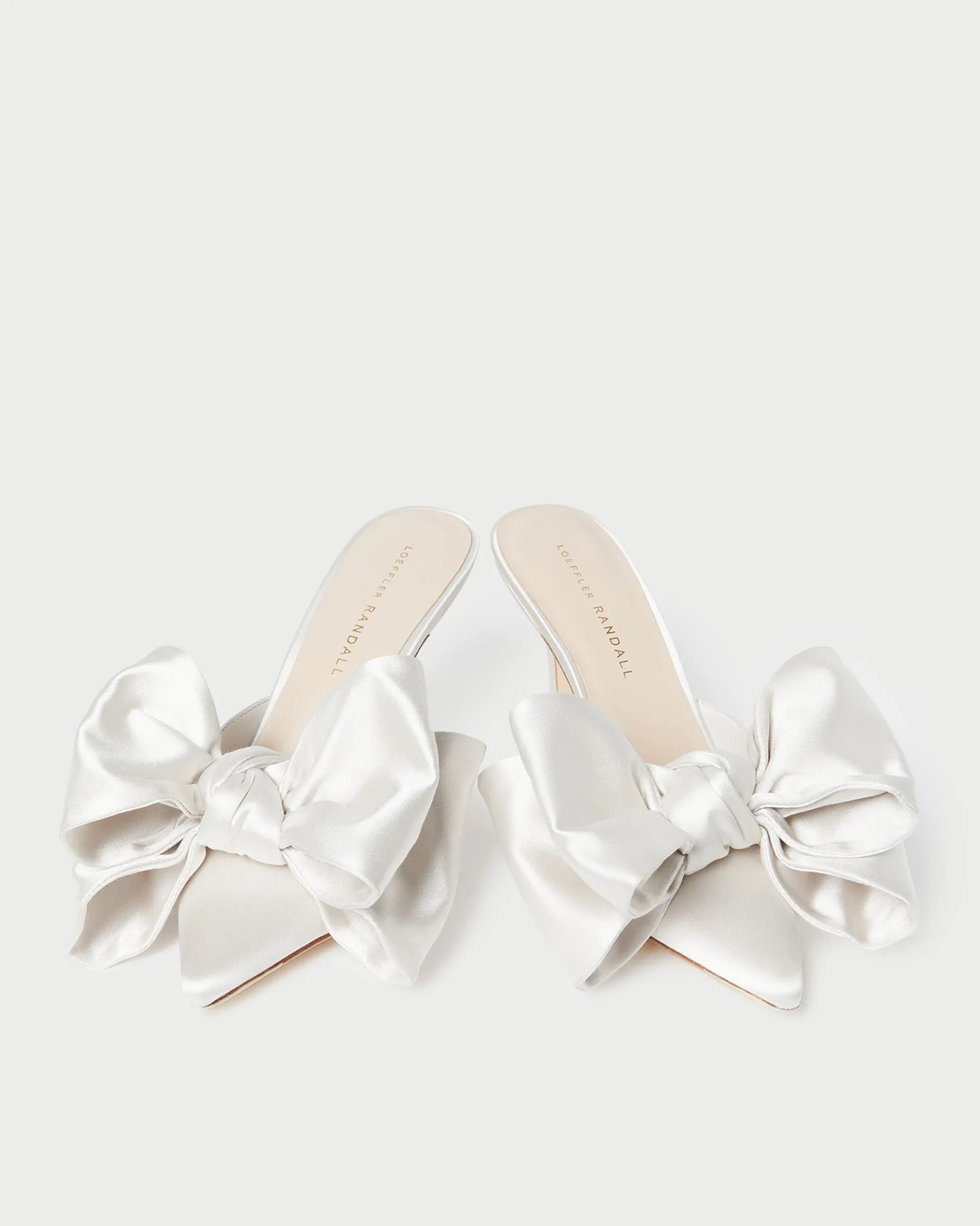 Loeffler Randall Margot Moiré Bow Mule| FOR THE BRIDE|Pumps & Mules