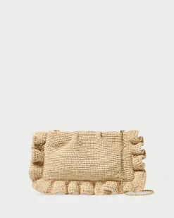 Loeffler Randall Mavis Raffia Ruffle Clutch| FOR THE GUESTS|FOR THE BRIDE