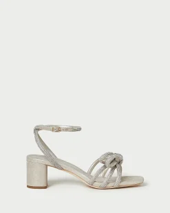 Loeffler Randall Mikel Bow Mid-Heel Sandal| SOMETHING BLUE|FOR THE GUESTS