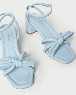 Loeffler Randall Mikel Bow Mid-Heel Sandal| SOMETHING BLUE|FOR THE GUESTS