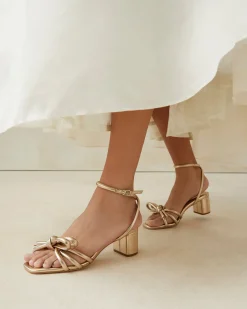 Loeffler Randall Mikel Bow Mid-Heel Sandal| FOR THE GUESTS|FOR THE BRIDE