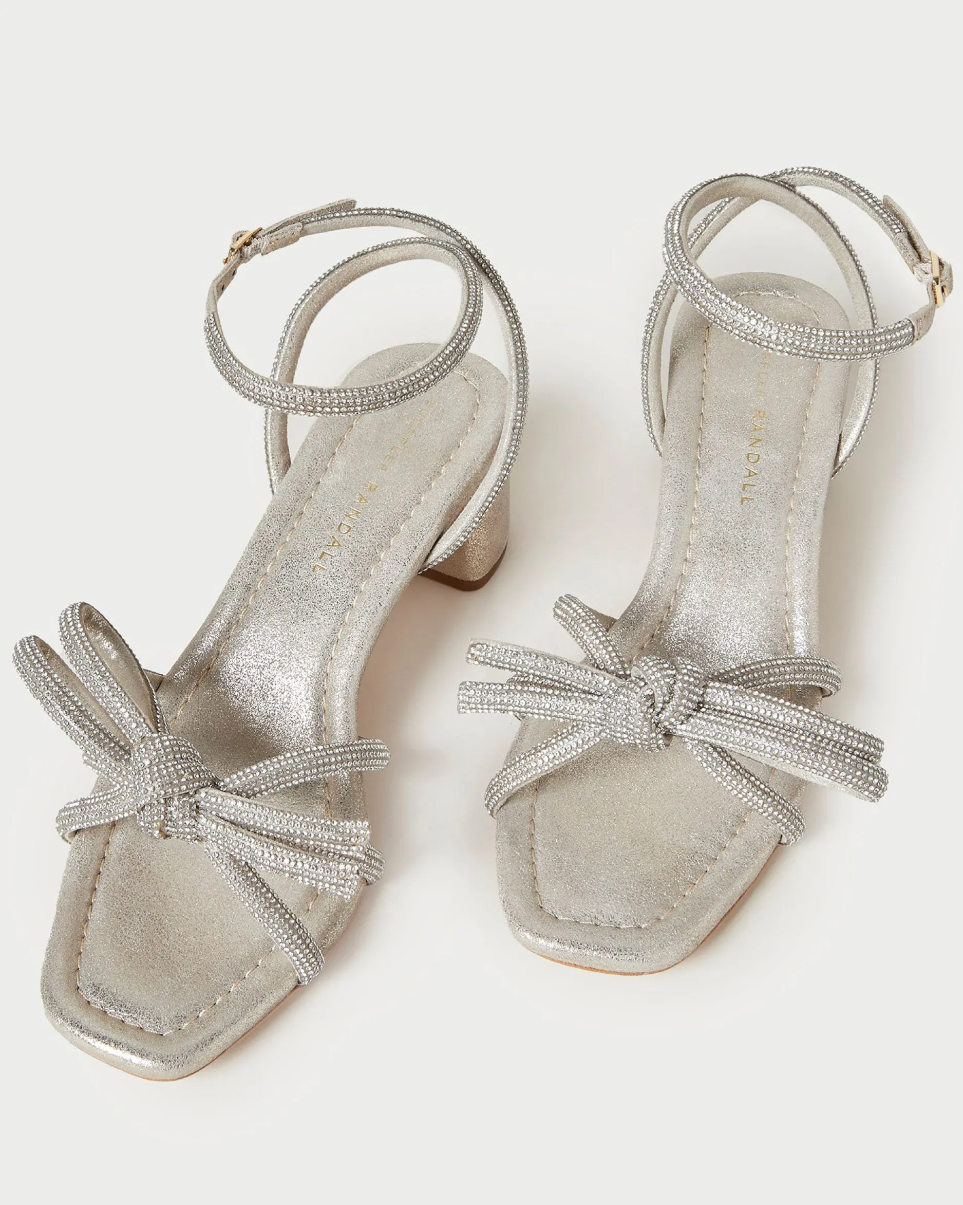 Loeffler Randall Mikel Bow Mid-Heel Sandal| FOR THE GUESTS|FOR THE BRIDE