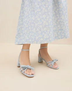 Loeffler Randall Mikel Bow Mid-Heel Sandal| FOR THE GUESTS|FOR THE BRIDE