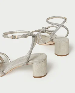 Loeffler Randall Mikel Bow Mid-Heel Sandal| FOR THE BRIDE|Casual Staples