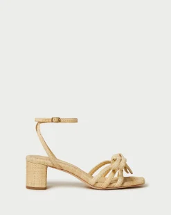 Loeffler Randall Mikel Bow Mid-Heel Sandal| SOMETHING BLUE|FOR THE BRIDE