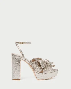 Loeffler Randall Natalia Platform Bow Heel| FOR THE BRIDE|Heeled Sandals