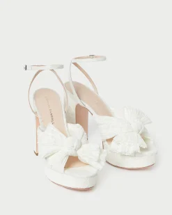 Loeffler Randall Natalia Platform Bow Heel| FOR THE BRIDE|Heeled Sandals