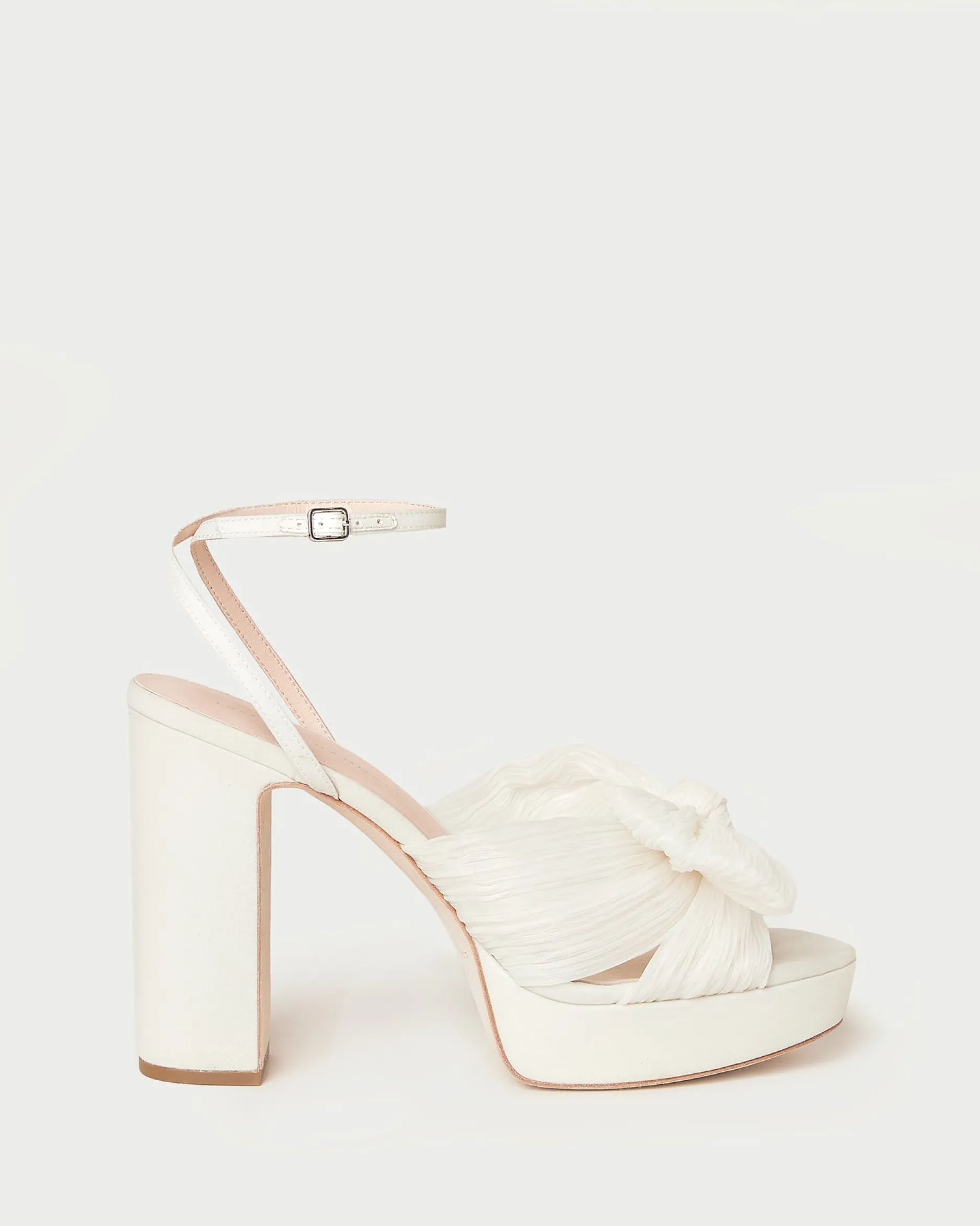 Loeffler Randall Natalia Platform Bow Heel| SOMETHING BLUE|FOR THE BRIDE