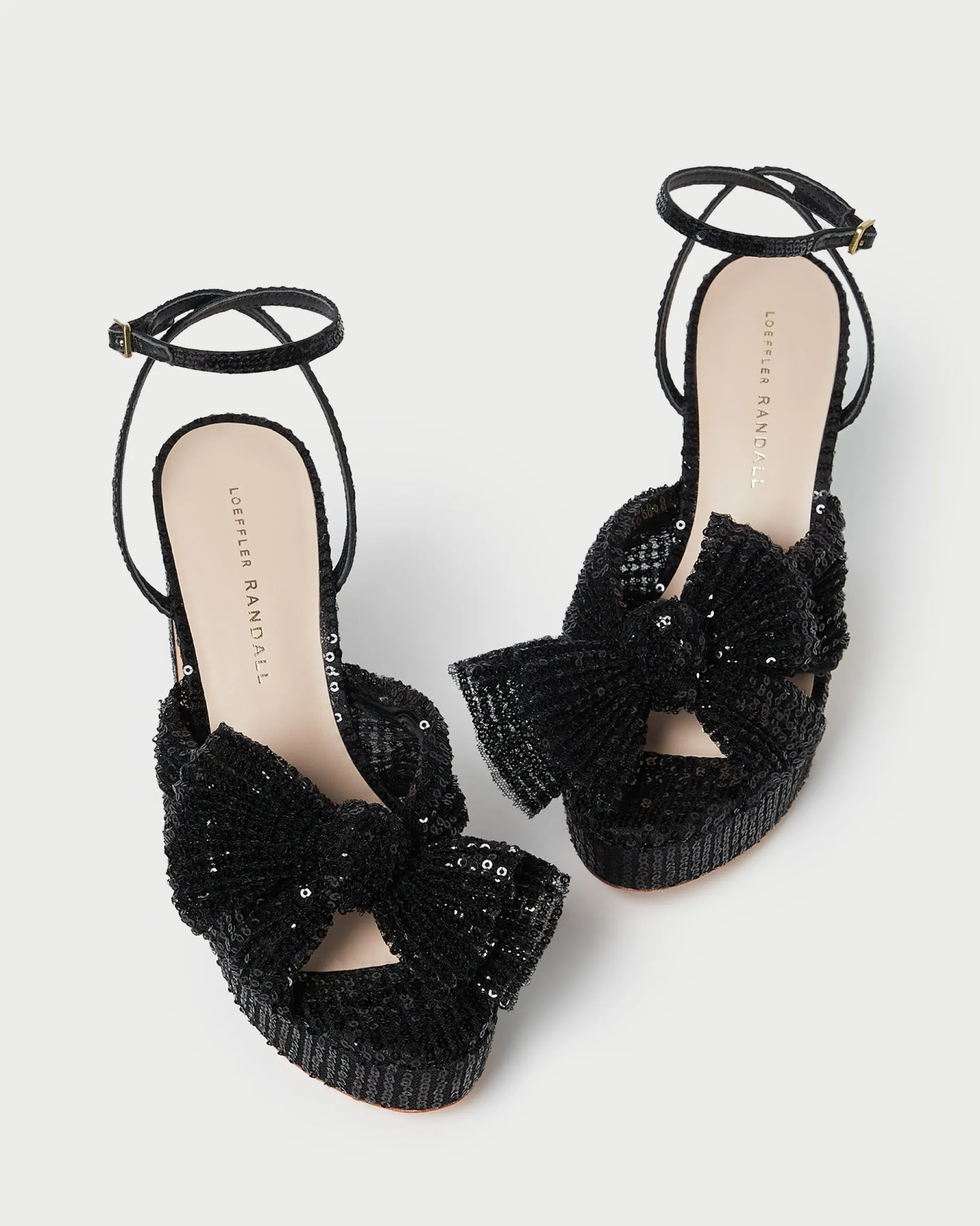 Loeffler Randall Natalia Platform Bow Heel| SOMETHING BLUE|FOR THE BRIDE